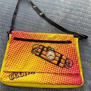 Colorful Graphic Messenger Bag